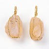 Natural Citrine Big Pendants G-A172-15C-2