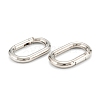 Zinc Alloy Spring Gate Rings PALLOY-L233-07C-P-3