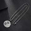 Non-Tarnish 201 Stainless Steel Pendant Necklaces for Man NJEW-Q336-04B-P-4