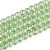 Electroplate Transparent Glass Beads Strands GLAA-T032-T4mm-AB17-1