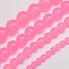 Natural & Dyed Malaysia Jade Bead Strands G-A146-8mm-A08-3