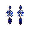 Sparkling Geometric Earrings with Alloy and Colorful Rhinestones for Women's Party Look ST8412312-1