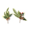 Plastic Artificial Winter Christmas Simulation Pine Picks Decor DIY-P018-E01-2