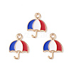 Independence Day Alloy Enamel Pendants ENAM-K067-38-2