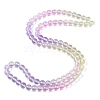 Baking Paint Transparent Glass Beads X1-DGLA-M001-10mm-02-4