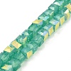 Baking Painted Glass Beads Strands DGLA-D001-05G-1