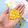 Transparent Acrylic Beads Caps PL543-2-6