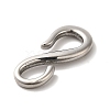 304 Stainless Steel S-Hook Clasps STAS-P325-31P-2