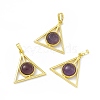 Natural Amethyst Pendants G-H283-05D-1