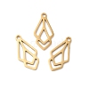 201 Stainless Steel Pendants STAS-I199-A06-G-2