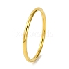 Ion Plating(IP) Plain 304 Stainless Steel Bangles for Women BJEW-B104-32B-G-1