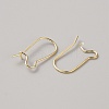 Brass Hoop Earring Findings FIND-WH0110-779A-G-2