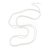 Brass Multi-strand Necklaces for Women NJEW-Q344-03S-1