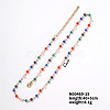 Colorful Crystal Necklace with Simple and Elegant Design for Fashionable Women. LC0921-2-1