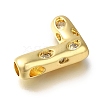 Brass with Cubic Zirconia Pendants KK-Q818-03L-G-2