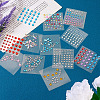 12 Sheets 12 Styles Resin Rhinestone Sticker Sets DIY-TA0004-68-11