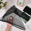 1 Pair Gauze Lace Gloves for Women AJEW-CY0002-01-3