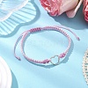 Stainless Steel Heart Link Bracelets BJEW-JB11226-1