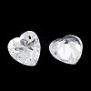 Cubic Zirconia Charms ZIRC-N034-12-2