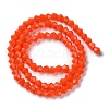 Opaque Solid Color Imitation Jade Glass Beads Strands LS-EGLA-A039-P4mm-D03-2