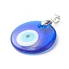 Handmade Lampwork Evil Eye Pendants PALLOY-JF00817-3