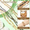 4 Strands 4 Colors Natural Freshwater Shell Beads Strands SHEL-CJ0001-38-3