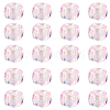 500Pcs UV Plating Acrylic Beads OACR-SP0001-85A-7