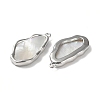 Natural White Shell Pendants BSHE-Z003-02P-1