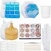 Olycraft DIY Beauty Makeup Storage Box Epoxy Resin Crafts Kits DIY-OC0003-69-1