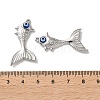 304 Stainless Steel Resin Pendants STAS-A124-11P-3