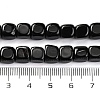 Natural Black Onyx Beads Strands G-G177-E15-02-5