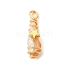 2Pcs Electroplated Natural Quartz Crystal Dyed Copper Wire Wrapped Pendants PALLOY-JF03173-01-3