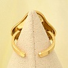 304 Stainless Steel Open Cuff for Women RJEW-B109-02G-02-3