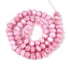 Anti-Tarnish Electroplate Glass Beads Strands GLAA-T025-8mm-19C-2