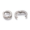 303 Stainless Steel Cuff Earrings EJEW-F262-01A-P-3