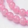 Natural Rose Quartz Beads Strands G-D809-19-8mm-3