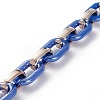 Handmade Opaque Acrylic Cable Chains AJEW-JB00890-01-2