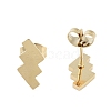 PVD Vacuum Plating 304 Stainless Steel Stud Earrings for Women EJEW-A048-03G-2