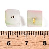Frosted Glass Beads with Golden Glitter Powder LS-DGLA-NH001-8mm-01E-3