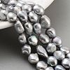 Dyed Natural Cultured Freshwater Pearl Beads Strands PEAR-P062-30C-2