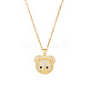 Brass Pave Crystal Rhinestone Pendant Necklaces for Wowen GP4865-3-1