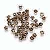 Tibetan Style Alloy Daisy Spacer Beads X-TIBEB-A101757-AB-FF-1