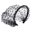 Polyester Mesh Veil Hair Bands OHAR-WH0021-63B-1