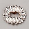 Alloy Crystal Rhinestone Shoe Decorations AJEW-WH0471-24C-KCG-1