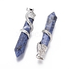 Natural Sodalite Big Pendants G-G596-03O-2