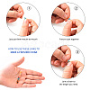 800Pcs 4 Colors Oval Acrylic Linking Rings DIY-YW0002-39-2