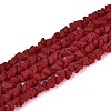 Frosted Opaque Glass Beads Strands LS-GLAA-N017-4mm-15-1