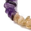 Natural Citrine & Amethyst Beads Strands G-L610-A06-A01-3