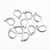 Tarnish Resistant 304 Stainless Steel Leverback Earring Findings STAS-H376-101-1