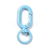 Spray Painted Alloy Swivel Clasps PALLOY-K257-09-3